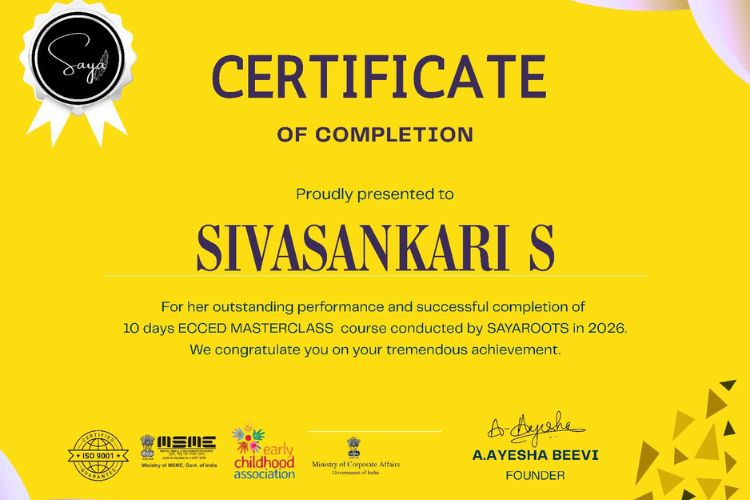 ECCED Online Training Certificate