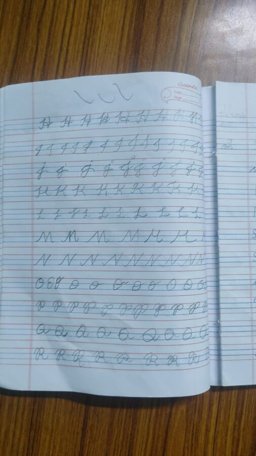 Academic Handwriting Practice Book