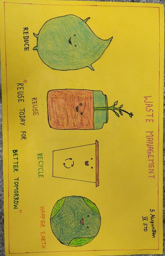 Waste Management Student Drawing
